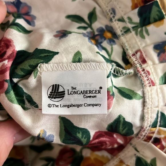 Longaberger Liner- Garden Splendor pattern used - Picture 6 of 10